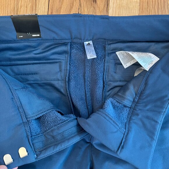 NWT Adidas Women's Blue Cold.Rdy Insulated Golf Pants Size 10 - Picture 3 of 4